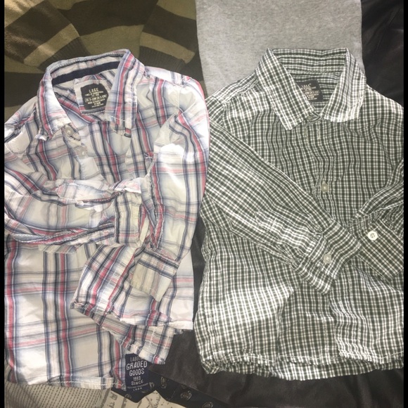 🌾 2 plaid button-ups + bonus - Picture 8 of 8